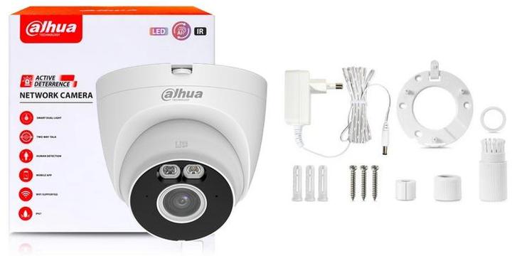 Produktbild Dahua NET CAMERA 2MP IR EYEBALL WIFI/T2A-PV 2.8MM (1920 x 1080 Pixels)