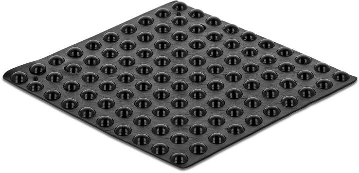 Actual product image Delock Rubber feet 5 x 2mm round, self-adhesive, 100 pieces, black (Plastic sliders, 100 Piece)