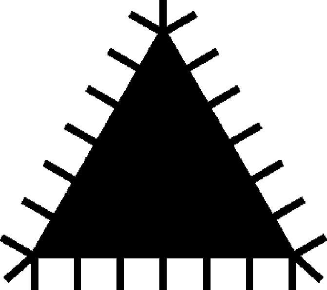 Actual product image Bahco File triangular 1-170-08-1-2 (Slash 1, 200 mm)