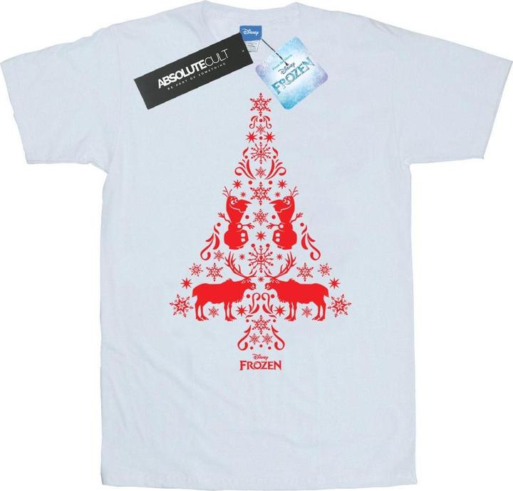 Immagine prodotto Disney Frozen Christmas Tree Maglietta Ampia Donna (3XL)