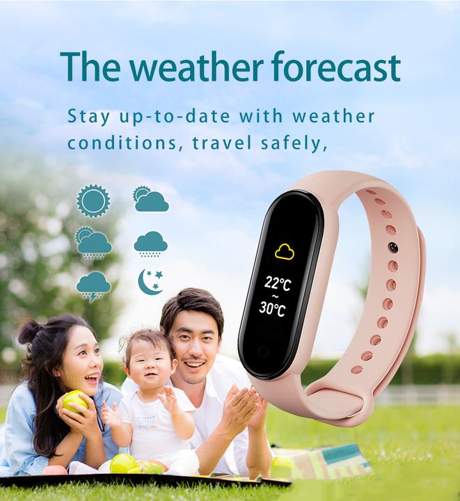 Immagine prodotto PhoneLook Active Fitness Tracker M7 Bracciale sportivo intelligente Montre connectée Bluetooth