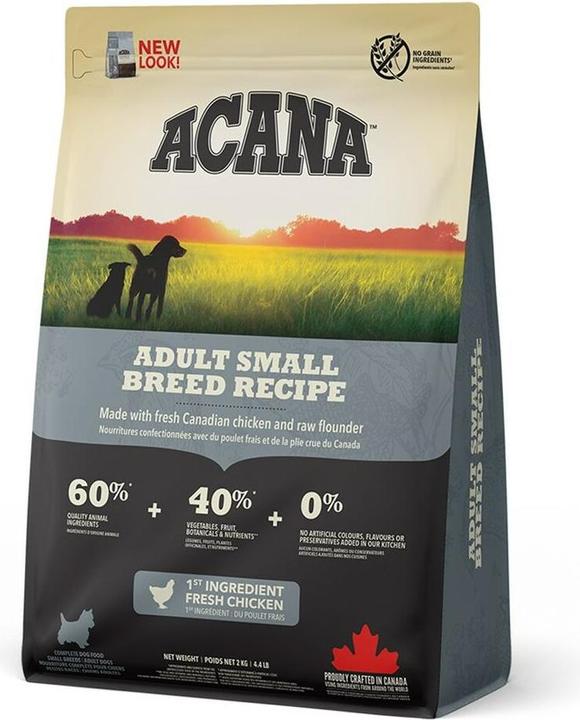 Produktbild Acana Dog Heritage ADULT SMALL BREED 2Kg (Adult, 1 Stk., 2000 g)
