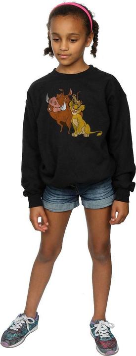 Produktbild Disney The Lion King Classic Simba Timon And Pumbaa Sweatshirt Mädchen (152, 158)
