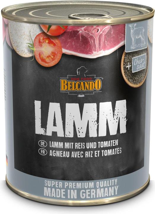 Produktbild Belcando Super Premium Lamm mit Reis & Tomate (Adult, 12 Stk., 800 g)