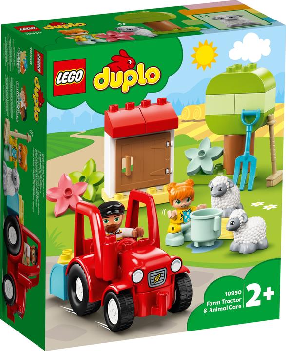 Actual product image LEGO Tractor and animal care (10950)