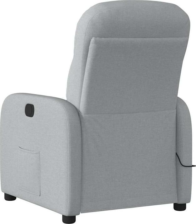 Image du produit VidaXL Fauteuil de massage Tissu gris clair
