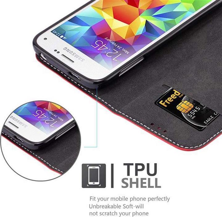 Productafbeelding Cadorabo Boek X Portemonnee Hoesje (Samsung Galaxy S5, Samsung Galaxy S5 Neo)