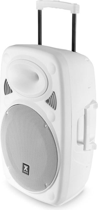 Produktbild Vonyx geluidsinstallatie - Verve46 - Bluetooth speaker met twee draadloze microfoons - 1000W - Wit (Aktiv, 1x 1000 W)