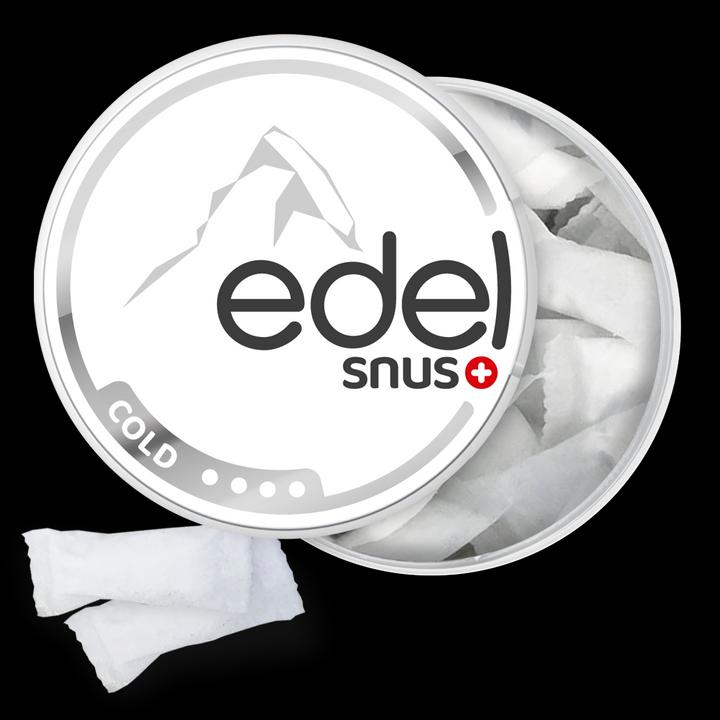 Produktbild Edelweiss Cold (All White Slim) (Nicotine Pouches, 20 mg)