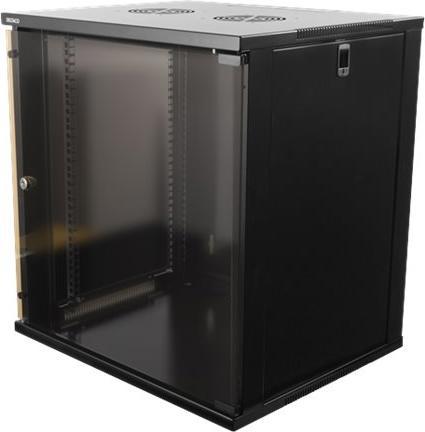Deltaco 19-5412B rack cabinet 12U Freestanding rack Black (12 RU, 19 inch rack)
