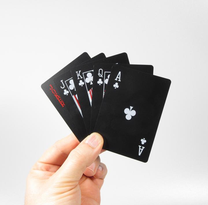 Immagine prodotto PhoneLook Gioco di carte da poker Black Diamond Cartes étanches et résistantes en PVC Mat