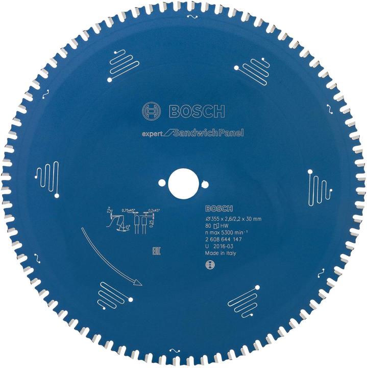Productafbeelding Bosch Professional Zubehör Cirkelzaagblad Expert voor Zand