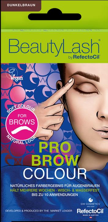 BeautyLash - Pro Brow Colour Dark Brown (Braun, Gold)