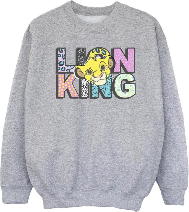 Disney The Lion King Pattern Logo Sweatshirt Mädchen