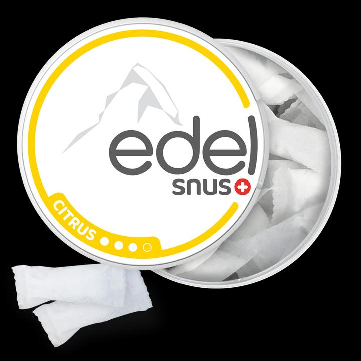 Produktbild Edelweiss Citrus (All White Slim) (Nicotine Pouches, 15 mg)