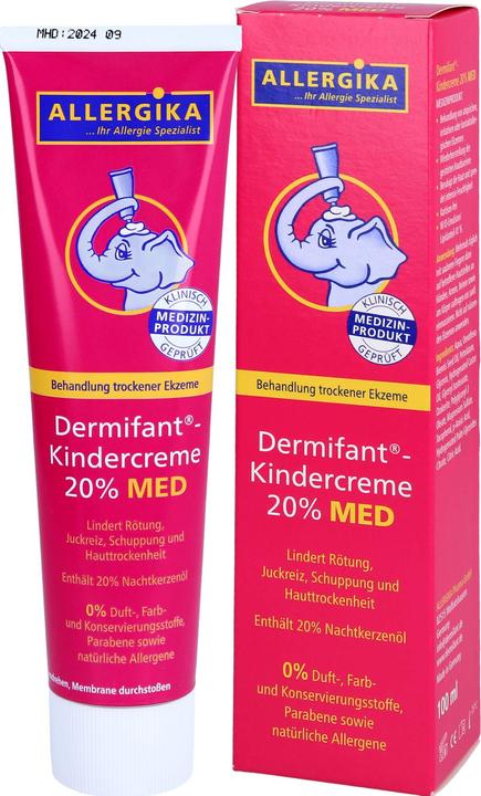 Actual product image Allergika Dermifant Children'S Cream 20%Med