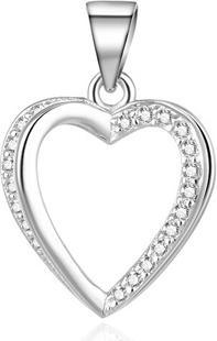 Beneto Gentle silver heart pendant AGH295 (L)