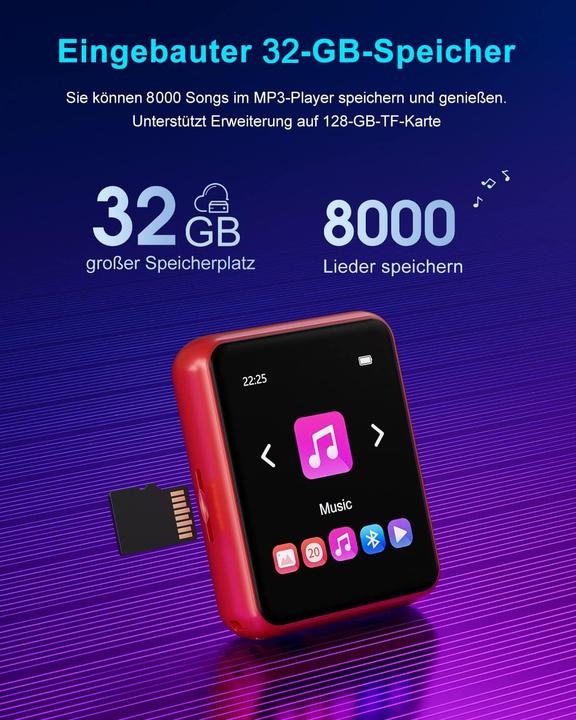 Immagine prodotto Joliker Lettore MP3 Bluetooth 32GB