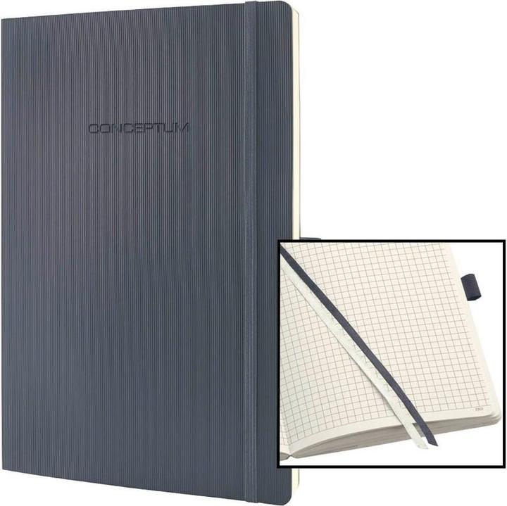 Image du produit Sigel Ordinateur portable CONCEPTUM Couverture souple Softwave (A4, Quadrillé, Couverture souple)