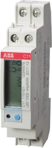 Actual product image ABB Stotz S&J Energy consumption meter C11 110-101 MID