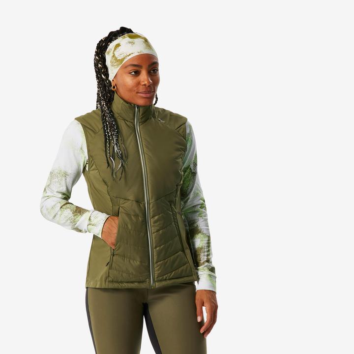 Immagine prodotto Inovik Gilet da sci di fondo da donna - 500 kaki (L)