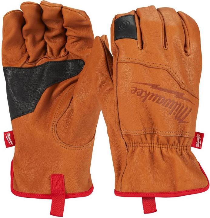 Produktbild MGA Milwauke Leder-Arbeitshandschuhe Grösse 8/M-11/XXL (10/XL) 4932478125 red and black (10, XL)
