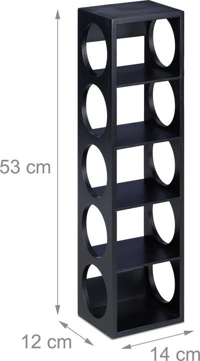 Actual product image Relaxdays 2x wine rack (14 x 12 x 53 cm)
