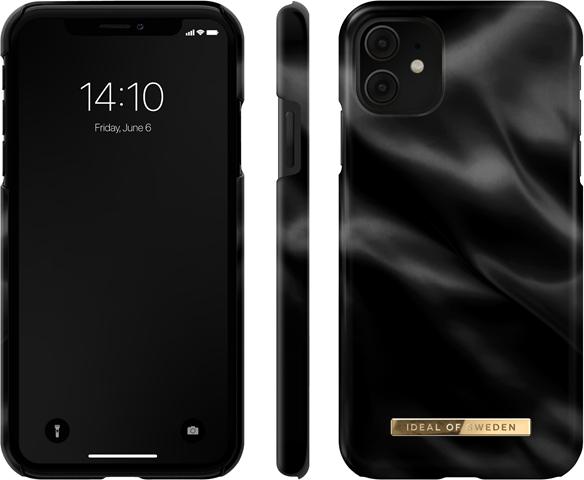 Produktbild iDeal Of Sweden Designer Hard-Cover Black Satin (Apple iPhone XR, Apple iPhone 11)