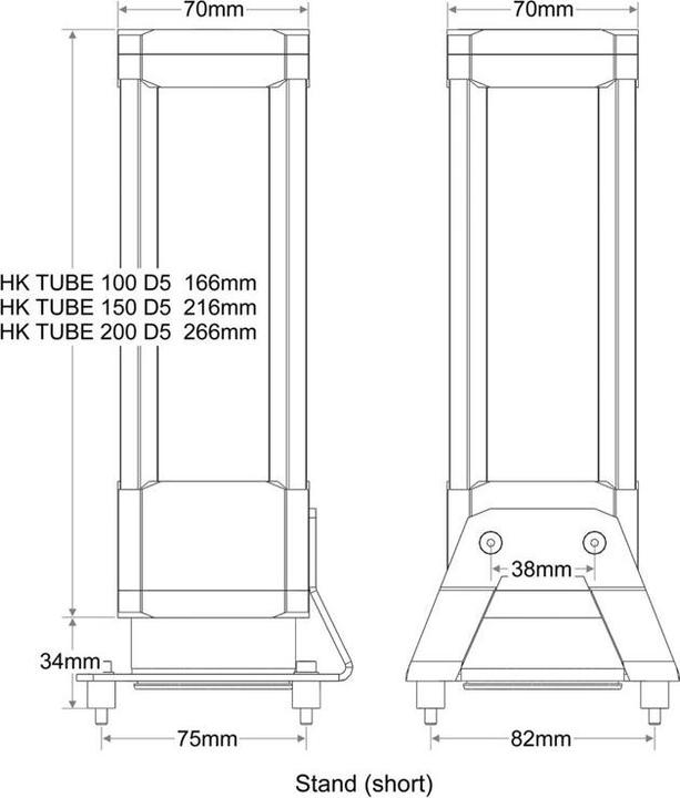 Produktbild Watercool Heatkiller Tube 200 D5-Aufsatz-AGB