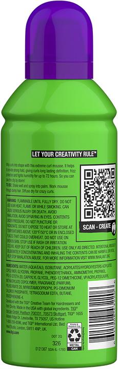 Image du produit Tigi Bed Head Row Foxy Curls Mousse 250ml (250 ml, Mousse bouclante)