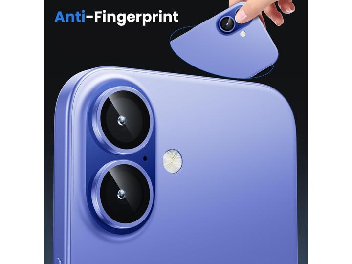 Actual product image Screenguard Camera Lens Protector protective glass Apple iPhone 16 (1 Piece, Apple iPhone 16)