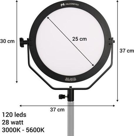 Immagine prodotto Falcon Eyes Lampada LED bicolore Sophiez SO-28TD a 230V