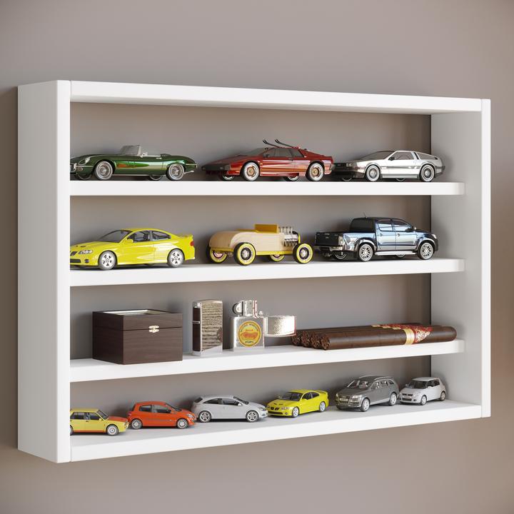 Image du produit VCM Étagère murale en bois Vitrine murale Étagère Osado M (60 x 10 x 40 cm)