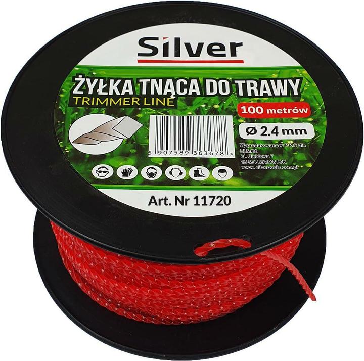 Image du produit Silver LIGNE DE COUPE 2,4x100m TORDÉE/ONDÉE DUO-LINE /ARGENT