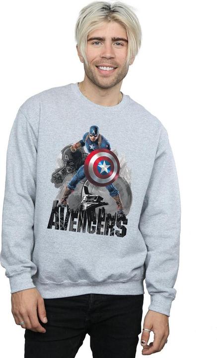 Immagine prodotto Captain America Action Pose Felpa Uomo (XL)