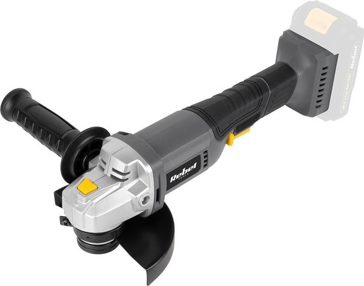 Actual product image Rebel Battery Angle Grinder 20V