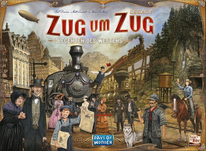 Actual product image Days of Wonder Ticket to Ride Legacy: Legends of the West, for 2-5 players (DE edition) (German)
