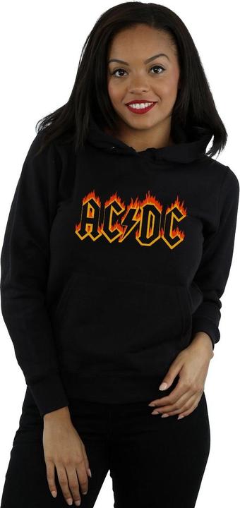 Produktbild AC/DC Flames Logo Kapuzenpullover (S)