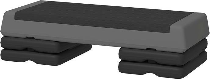 Produktbild Swisshandel24 Fitness-Stepper, 10,5/15,5/20,5cm Höhenverstellbare Steppbrett für Zuhause, Grau