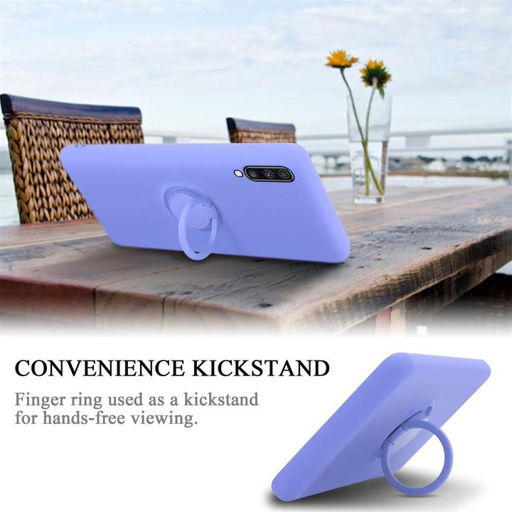 Actual product image Cadorabo TPU Liquid Ring Silicone Case Cover (Samsung Galaxy A70S, Samsung Galaxy A70)