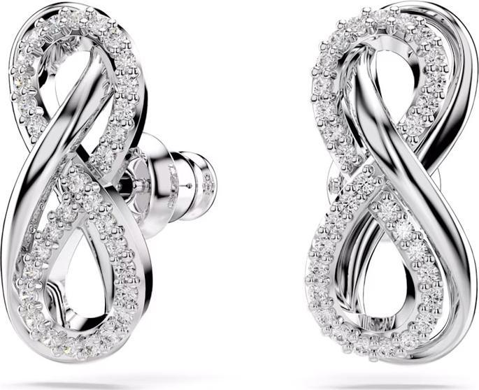 Produktbild Swarovski Hyperbola Ohrstecker Unendlichkeit Weiss (Metall)