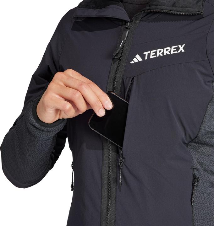Produktbild adidas Women's Terrex Techrock Hooded Wind Fleece (XL)
