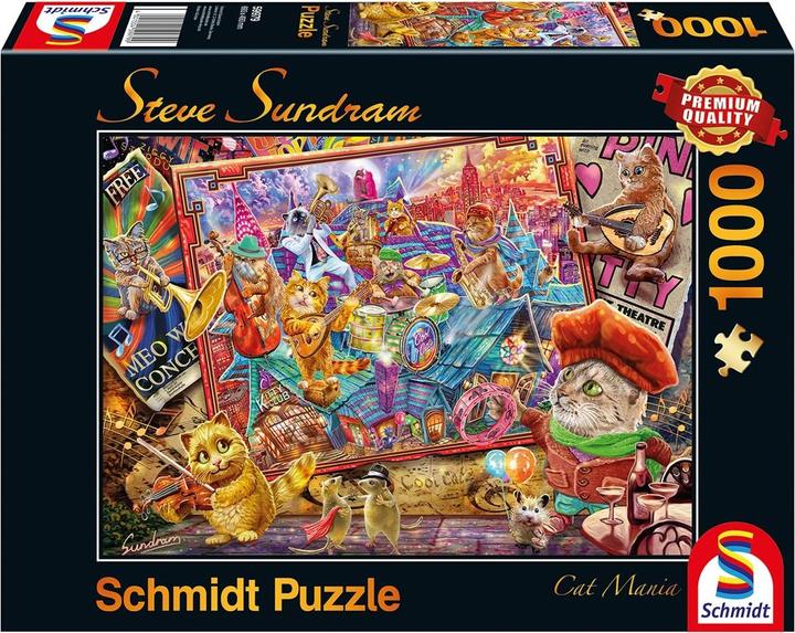Image du produit Schmidt Spiele La manie des chats (1000 pièces)