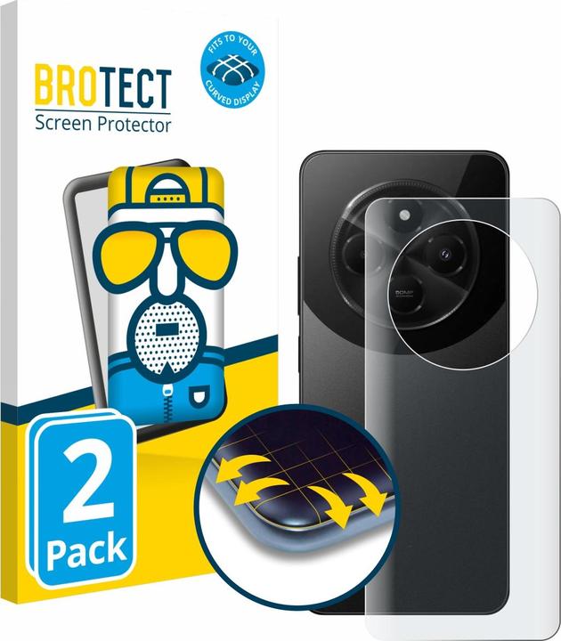 Actual product image BROTECT Full-Screen Protector Matte (2 Piece, Xiaomi Poco C75)