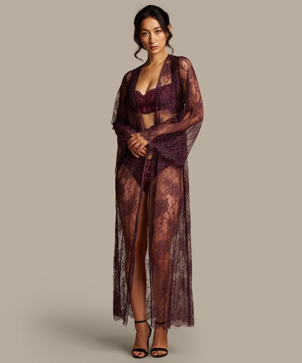 Produktbild Hunkemöller Kimono Magdalena Schwarz (M, L)