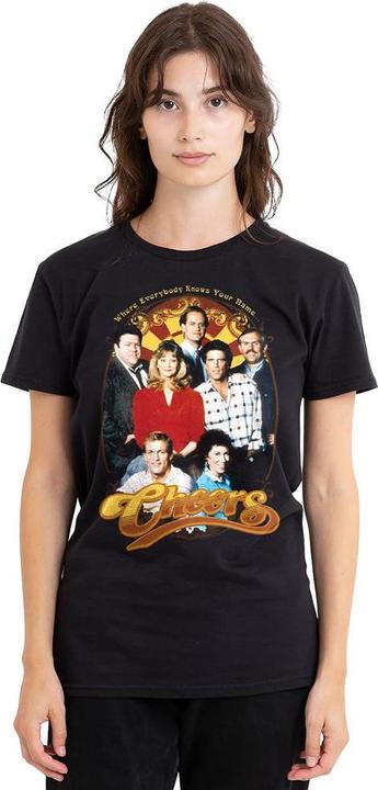Actual product image Cheers Unisex Adult Group Shot T-Shirt (XL)