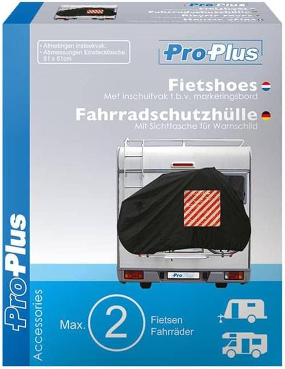 Actual product image ProPlus Bicycle cover for 2 bicycles for rear mounting