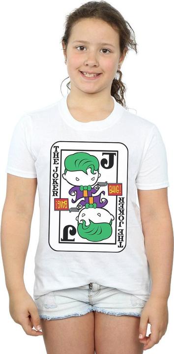 Image du produit - T-shirt CHIBI JOKER PLAYING CARD - Fille (140, 146)