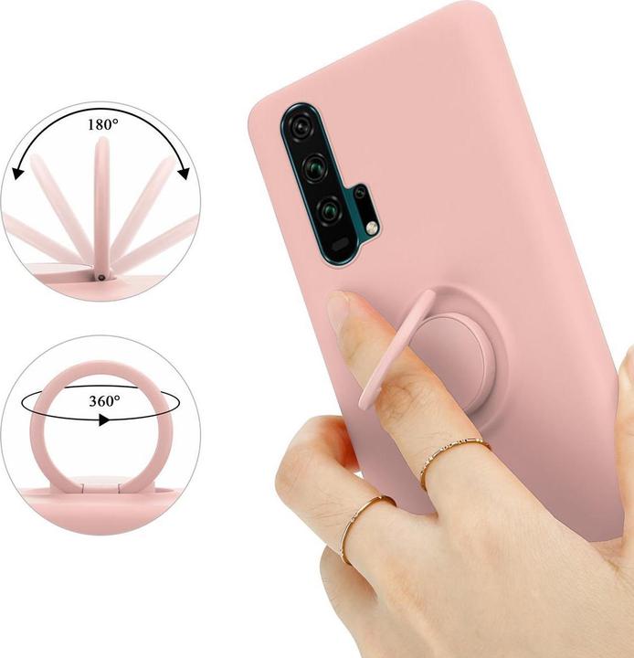Actual product image Cadorabo TPU Liquid Ring Silicone Case Cover (Honor 20 Pro)