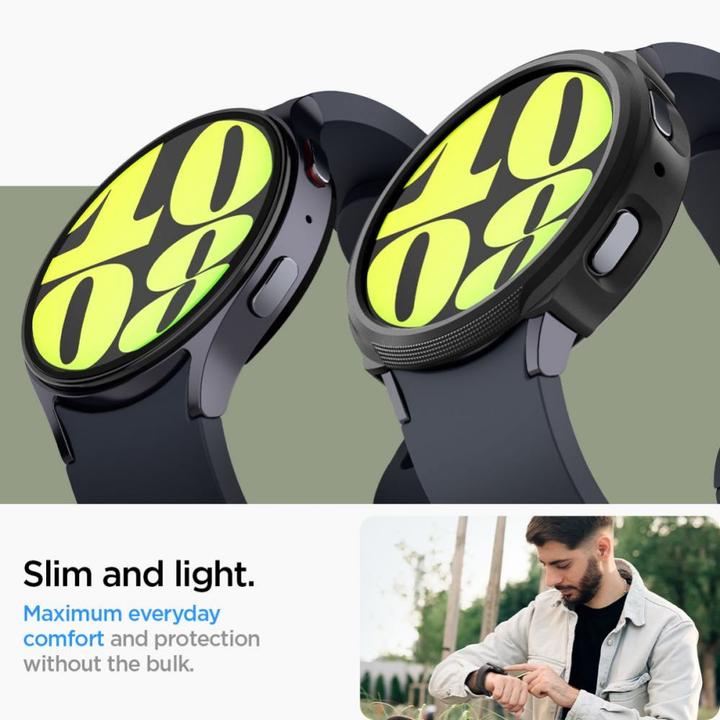 Produktbild Spigen Liquid Air Samsung Galaxy Watch 7 44 mm czarny/matte black ACS07900